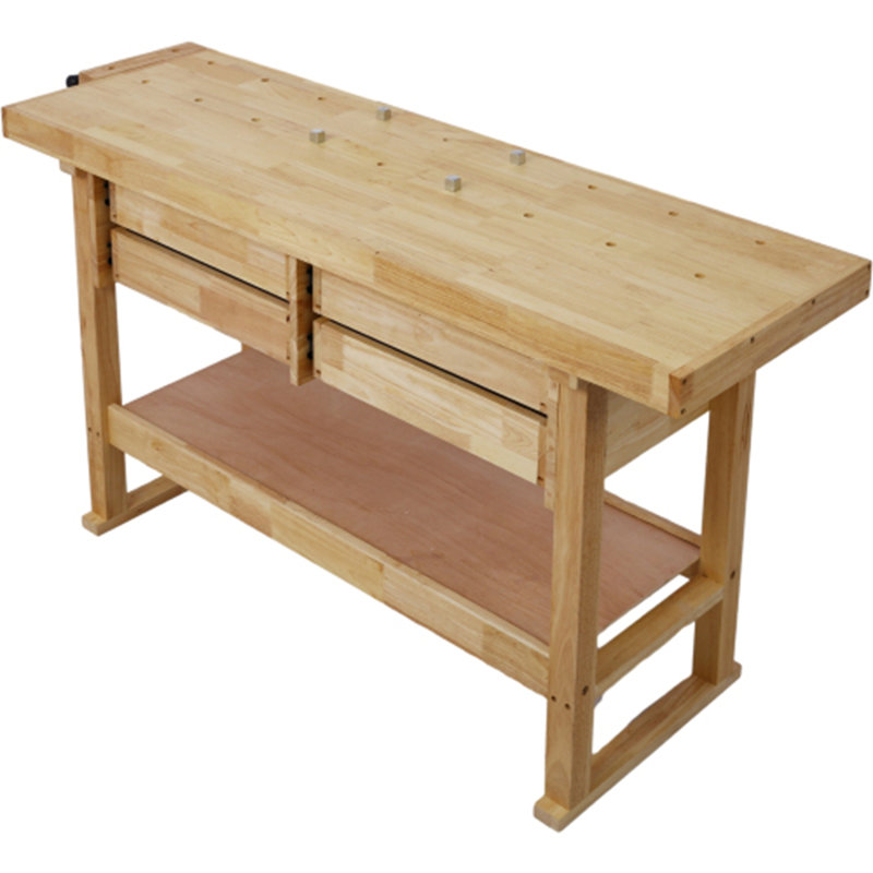 Établi en bois pour atelier et maison