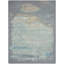 Tapis bleu abstrait moderne fait à la main Versailles-1275865981