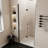32"W x 72"H Frameless Foldable Shower Door, Aluminum Alloy, 0.24" Tempered Glass Shower