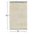 Astell Solid Color Handmade Flatweave Wool Area Rug in Ivory-1744432764