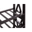 ROTHESAY 28 Bottle Floor Wine Bottle & Glass Rack Brown