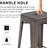 Tillar Counter Stool with Metal Frame