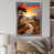 Impression argent sur toile encadrée