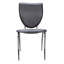 Chaise d'appoint empilable noire Jevgeniy