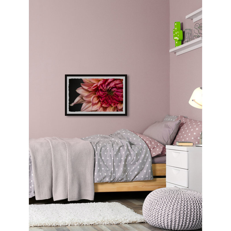 Diverse Dahlia - Single Picture Frame Painting, 41 cm H x 61 cm W