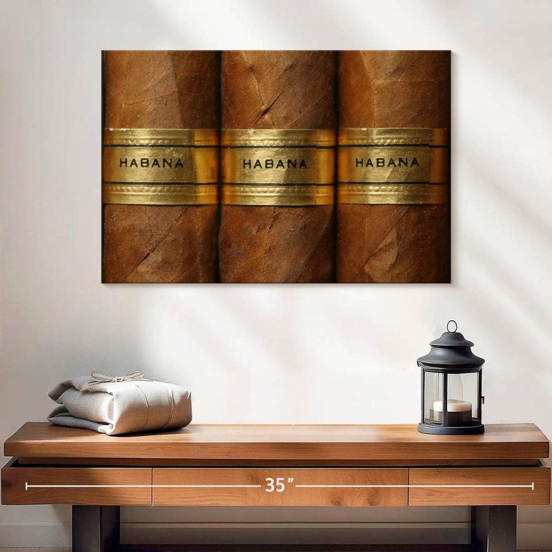 Cigares roulés Senne Havana, H 16 po x l 24 po
