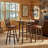 Fireside Lodge Hickory Log Round Pub Table - 40-inch - Cinnamon - Standard-73303946-83372542