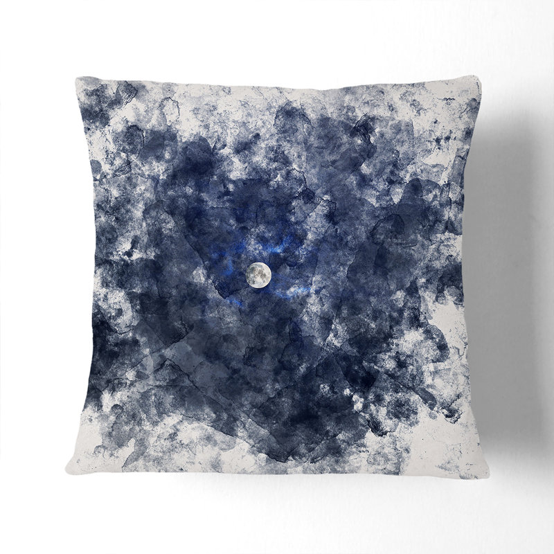Abstract Square Cushion, Stone, 55cm H x 55cm W x 20cm D