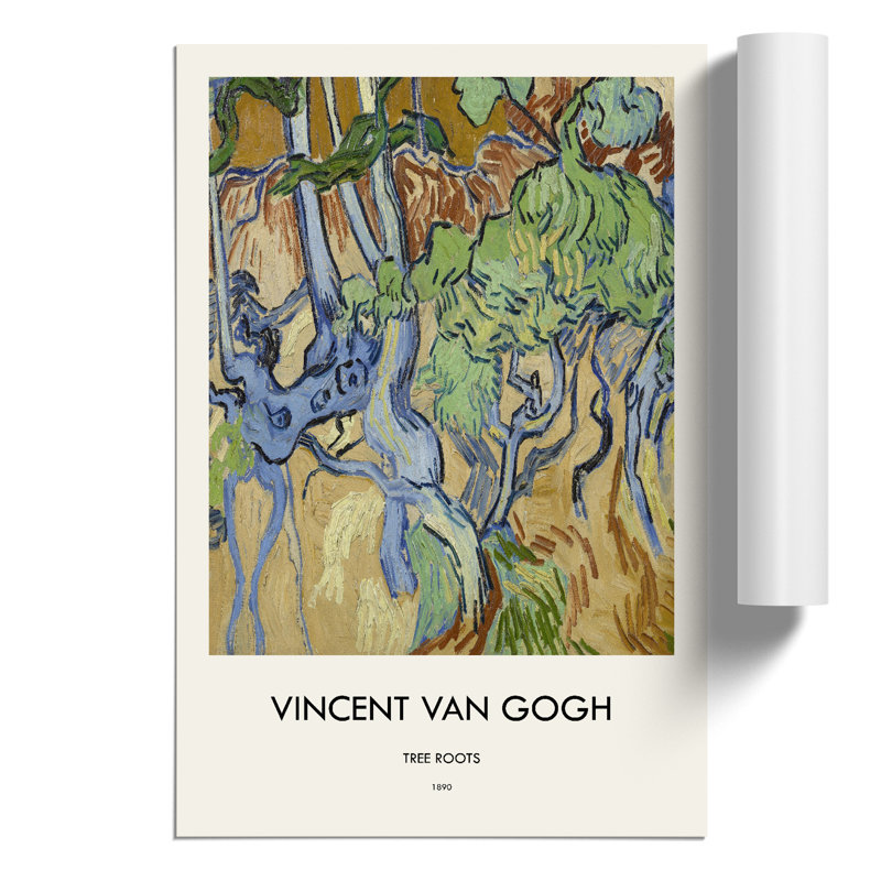 Tree Roots Print by Vincent van Gogh - Frameless Print, 30cm H x 21cm Wx 0.1cm D