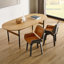 Faux Leather Swivel Side Chair-427295722-427297138