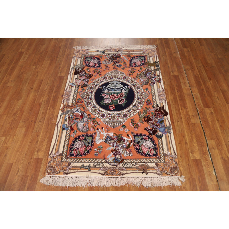 Tapis traditionnel à teinture végétale 4 x 5