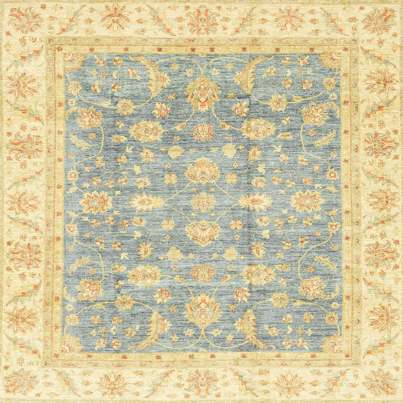 Abstract Indoor Rug, Square 3'