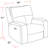 Aviezri 39" W Power Zero Clearance Recliner with USB Port-1344247203