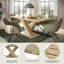 Tavaris Oak Dining Table-257199854