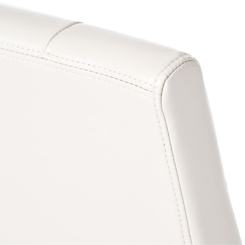 Corinne Tufted Upholstered Dining Chair, Ivory