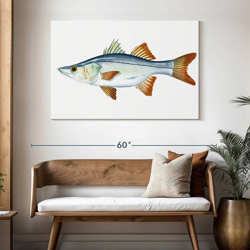 Brampt Snook, 32" H x 48" W