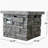 30-inch Outdoor Square Magnesium Oxide Propane Fire Pit - 40,000 BTU