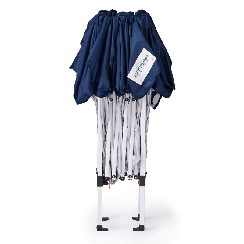 120'' W x 120'' D Pop-Up Canopy, Blue, 117" H x 144" W x 144" D