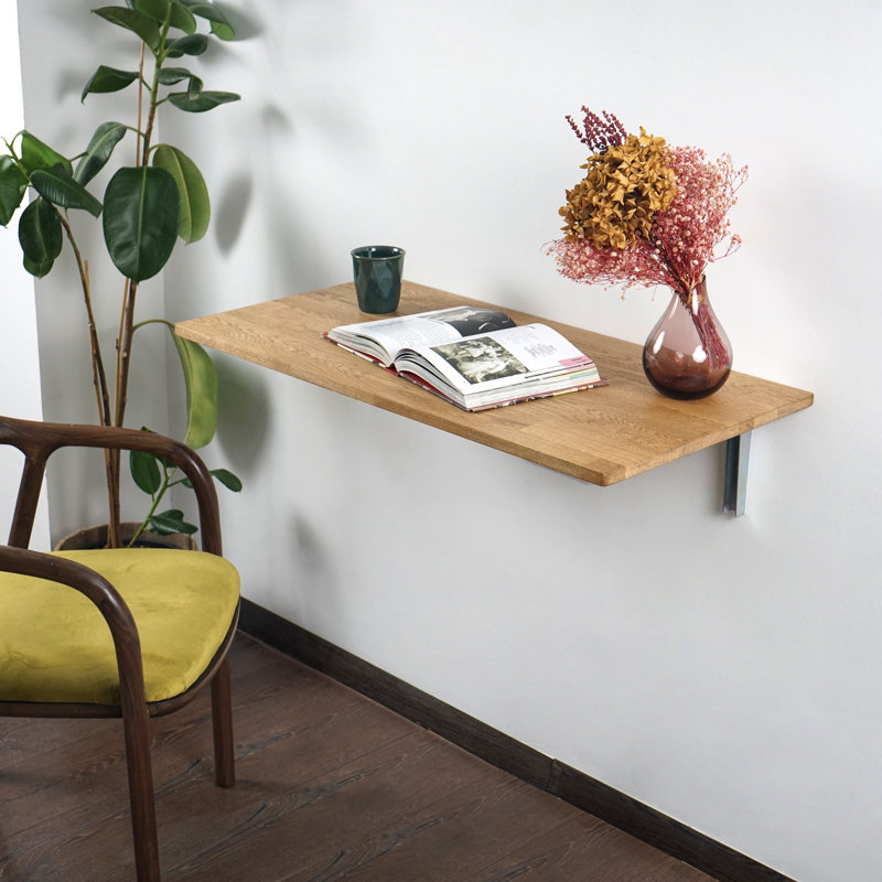 Eunola Folding Desk Wall mounted, 2cm H x 89cm W x 43cm D