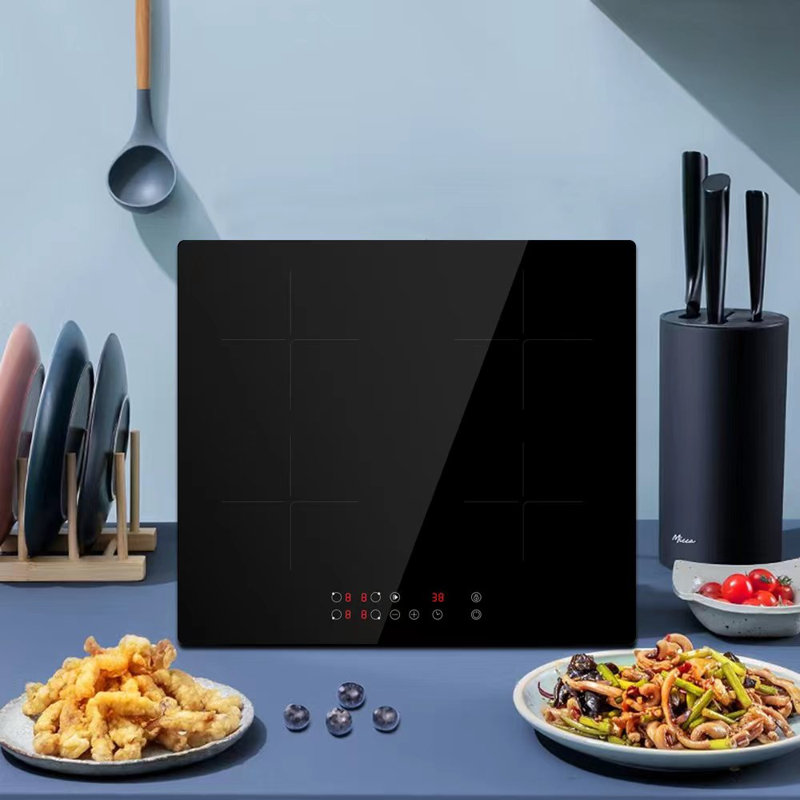 7000W Built-in Touch Control Electric Induction Ceramic Hob 4 Zone Cooker