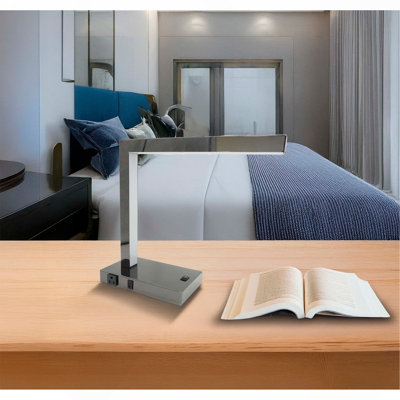 Modern LED Desk Lamp With USB & Power Outlet