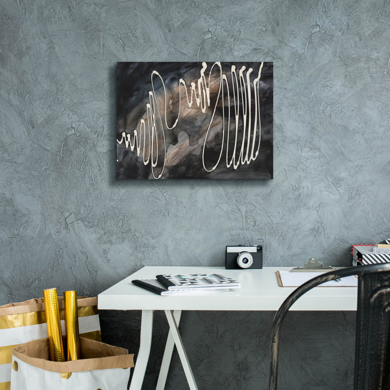 «Midnight Swirl IV» par Regina Moore, H 12 po x l 16 po x P 0,75 po