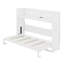 Wooden Wall - Mounted Cabinet Bed Integrated With Shelves-1019339646
