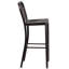 Commercial Grade Metal Indoor-Outdoor Stool with Vertical Slat Back-1824115529-1824115534