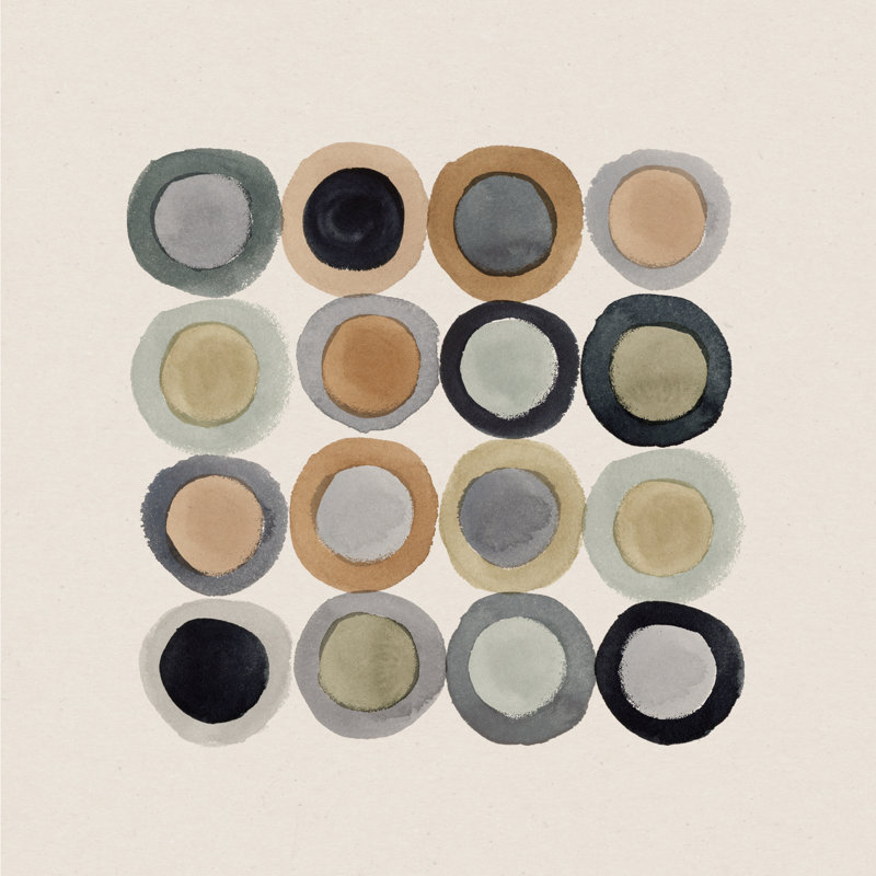 Coin Collection I - Wrapped Canvas Painting, 51cm H x 51cm W