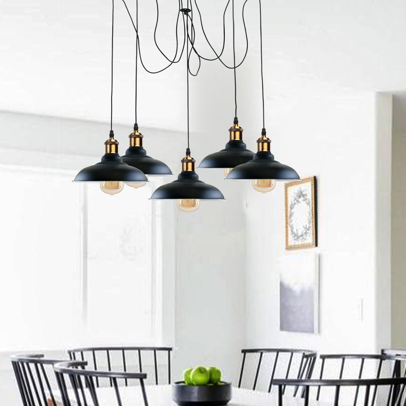 London 5 - Light Pendant, Black