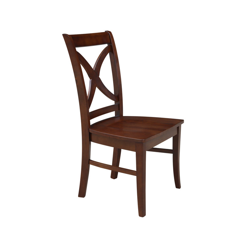 Chaise en bois massif Sardinia, Espresso