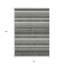 Tapis intérieur lavable rayé gris anthracite et ivoire 8 pi x 10 pi
