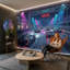 Décoration murale amovible Futuristic-892477061-892477060