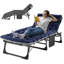 Folding Tri-Fold Guest Bed – Portable & Lightweight Folding Bed with Removable Mattress, 200kg Capacity – Grey or Blue – Ideal for Dorms, Offices, Camping & Home-122921243
