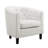 Tianny Tufted Accent Chair, Upholstered Barrel Chair, Faux Leather Accent Barrel Chair, Small Chairs-88028098