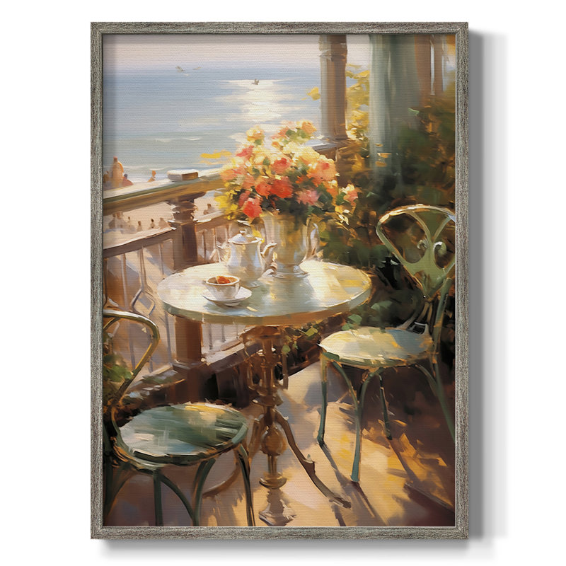 Reproduction encadrée FLORAL Series DCCL - bois massif, H 30 po x l 24 po
