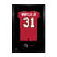 NFL-PA BUFFALO BILLS DJ MOORE 02, chandail bleu encadré 27" x 39".-136266153