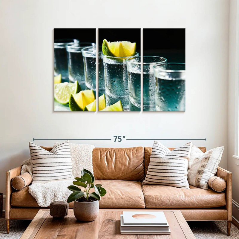 Yarlin Lime Tequila Drinks, 36" H x 57" W