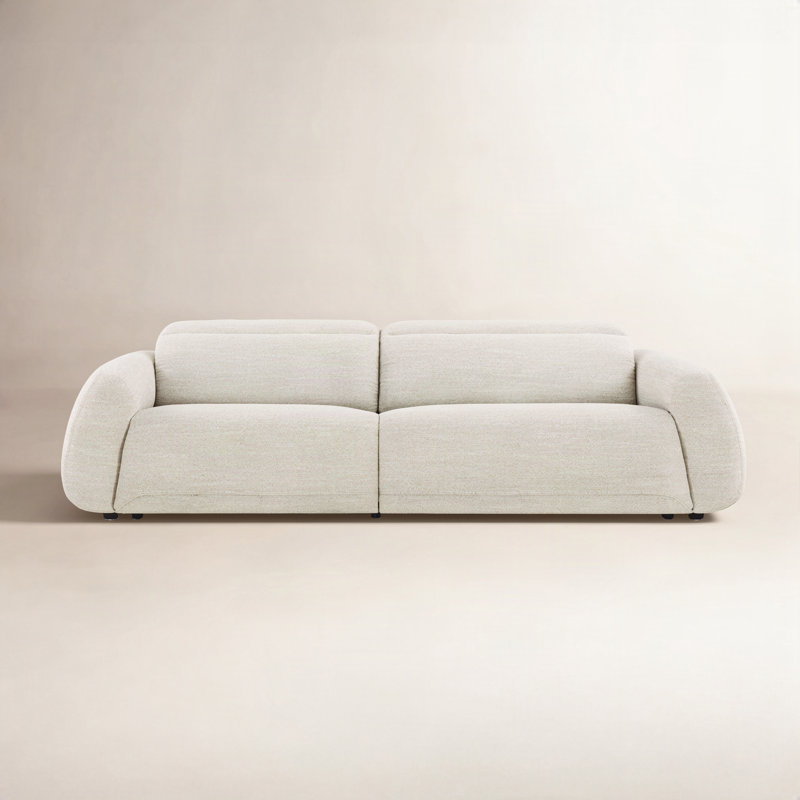 Milano Bayne 88.58'' Zero-Gravity Power Reclining Upholstered Sofa with Adjustable Headrest