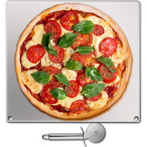 2 Pieces Pizza Spatula Server Oven Outdoor Lifter Non Stick Bread Scraper