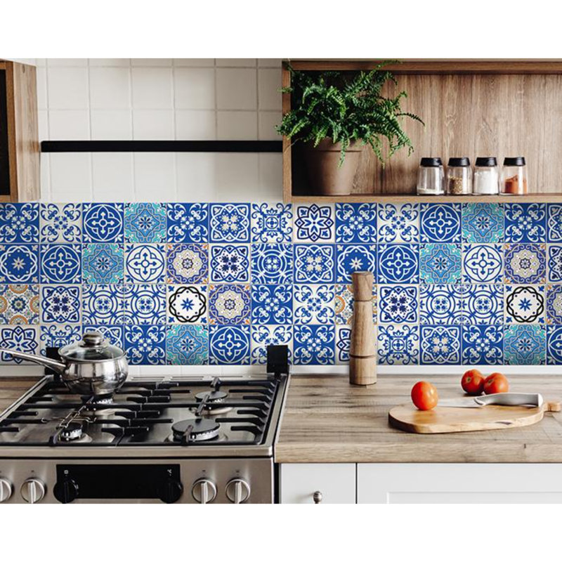 Adhésif décoratif à carreaux décoratifs, H 8 po x l 8 po