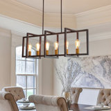 Gabut 6 - Light Dimmable Kitchen Island Square / Rectangle Chandelier