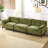 Modern Chenille Upholstered 3-Person Modular Sofa-1760915162