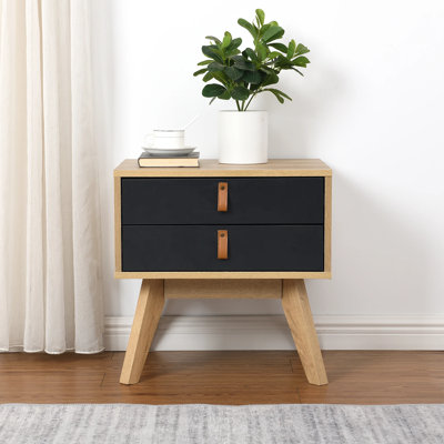 Raymund 50cm W Manufactured Wood Bedside Table