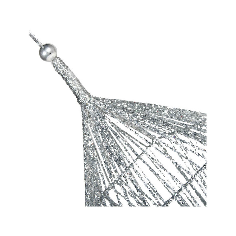 Metal Finial Ornament, 67cm H x 25cm W x 5cm D, Silver