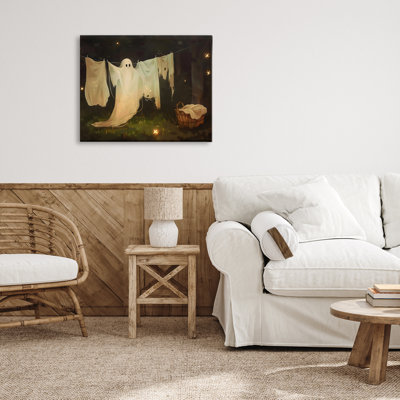 «Halloween Laundry Ghost», conception par Arlington Prints