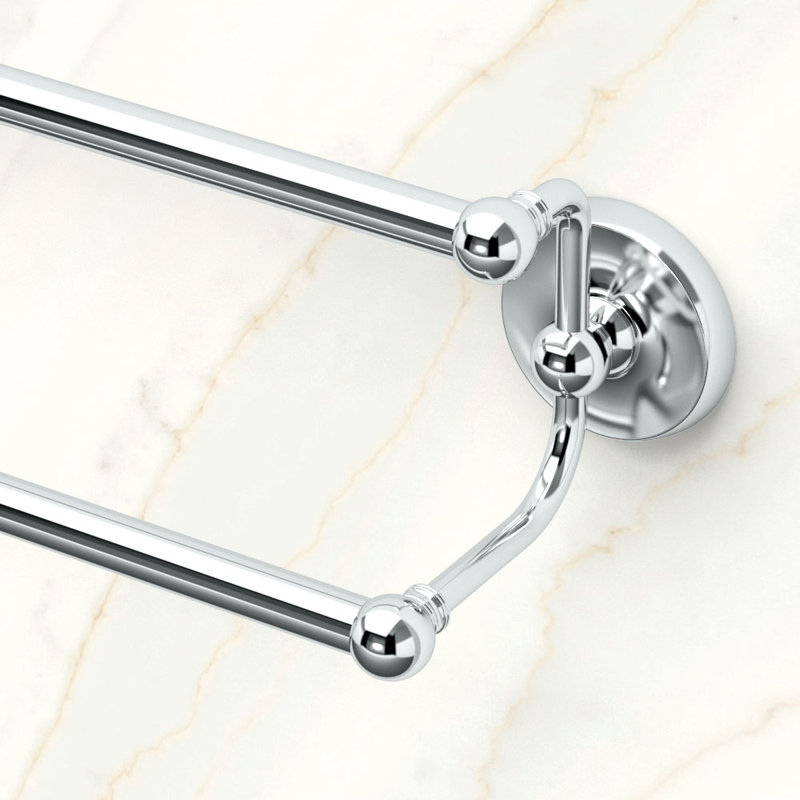 Porte-serviettes mural 24 po Designer II, Chrome