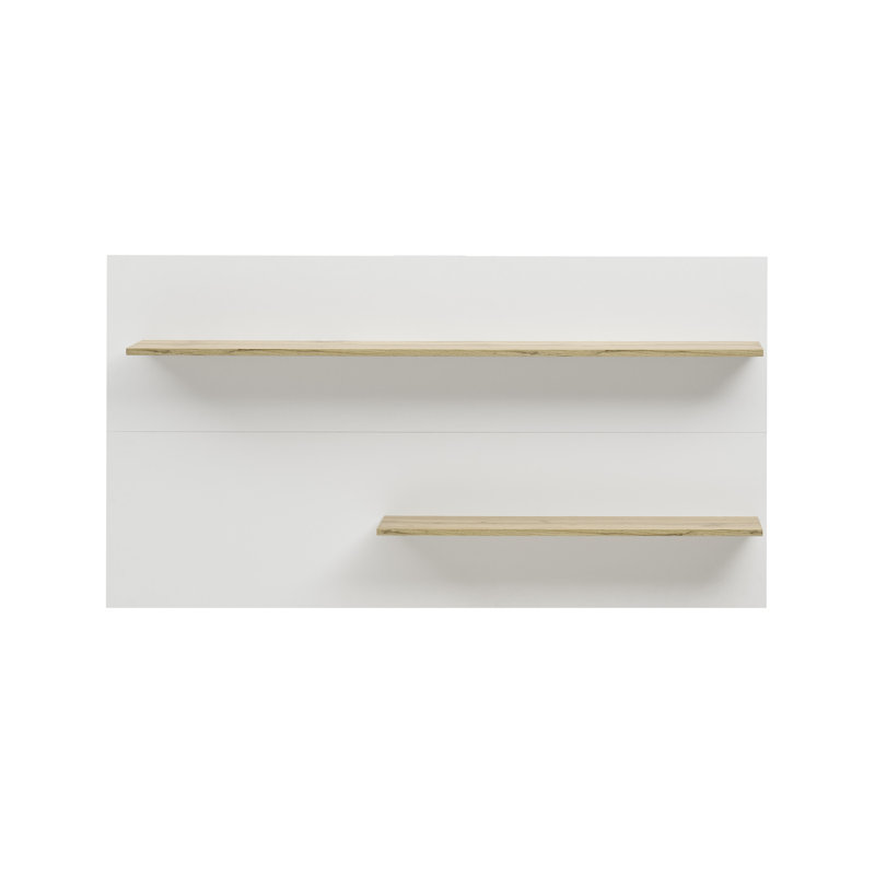 Brookhn, White/Nature, 170cm H x 150cm W x 18cm D
