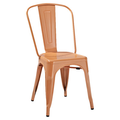Agamveer 17'' H Metal Stacking Side Chair
