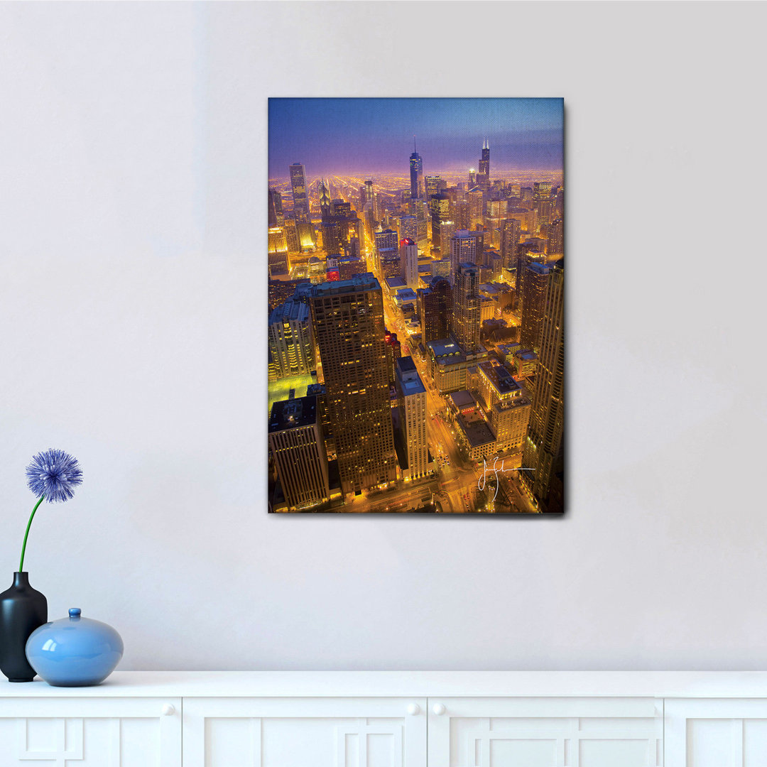 Leinwandbild Chicago Skyline von Jim Zuckerman